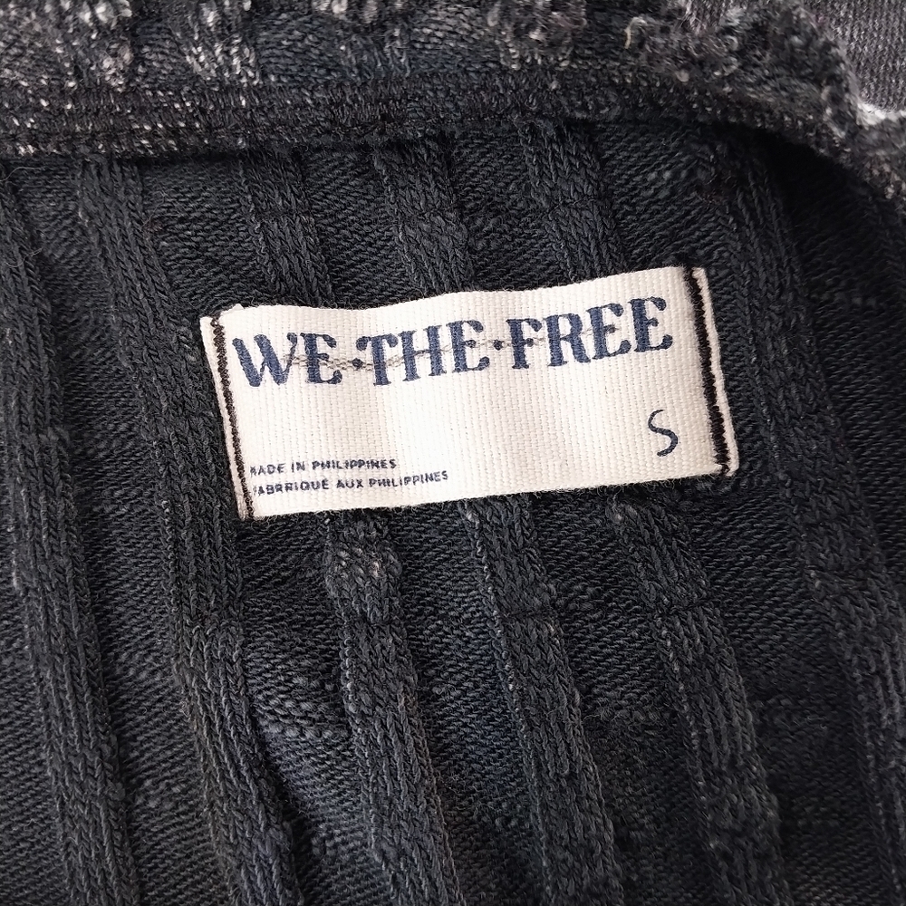 We The Free Meant to Be Ribbed Knit Short Sleeve Cropped Top Cotton Size S - Picture 12 of 12